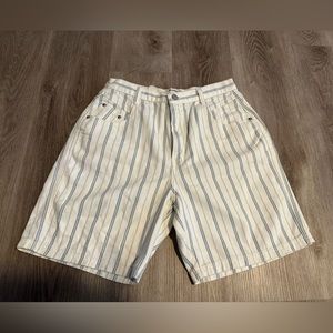 Vintage Denim Western Style Womens High Waisted Shorts size 12